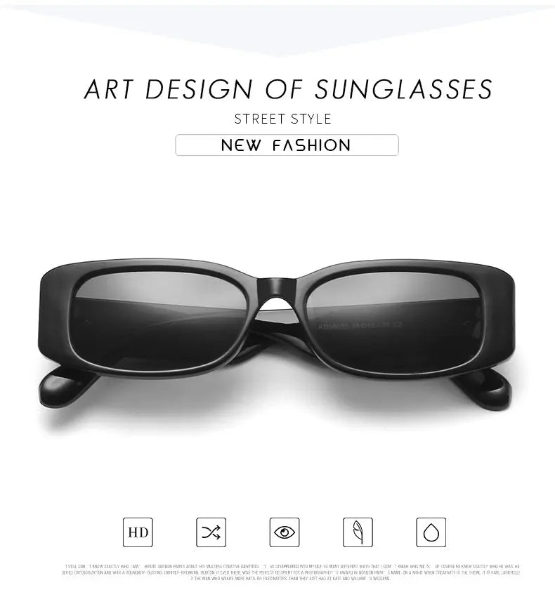 Fibobus Luxury Brand Designer Fashion Small Square Frame Sunglasses Retro Sunglasses Ladies Personality Male B Letter Glasses UV400