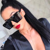 Oh Saucy New Top Oversize Square Sunglasses Women Fashion Retro Gradient Sun Glasses Big Frame Vintage Eyewear UV400