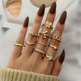 Oh Saucy Apparel & Accessories FN0180852-01 Bohemian Style Ring Sets - Fashionable Party 2022 Hand Jewellery