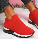Oh Saucy Red B / 41 Casual Sports Slip On Sneakers 10 Amazing Colours ~ Yoga ~ Fashion - Street Drip