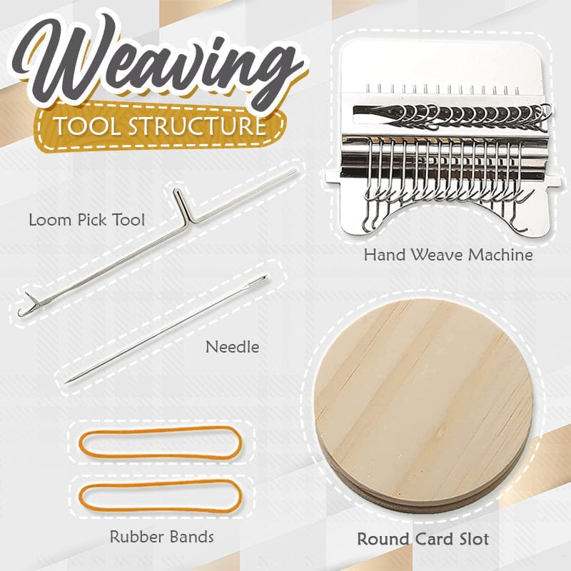 Oh Saucy Apparel & Accessories Darning Mini Wooden Loom Machine