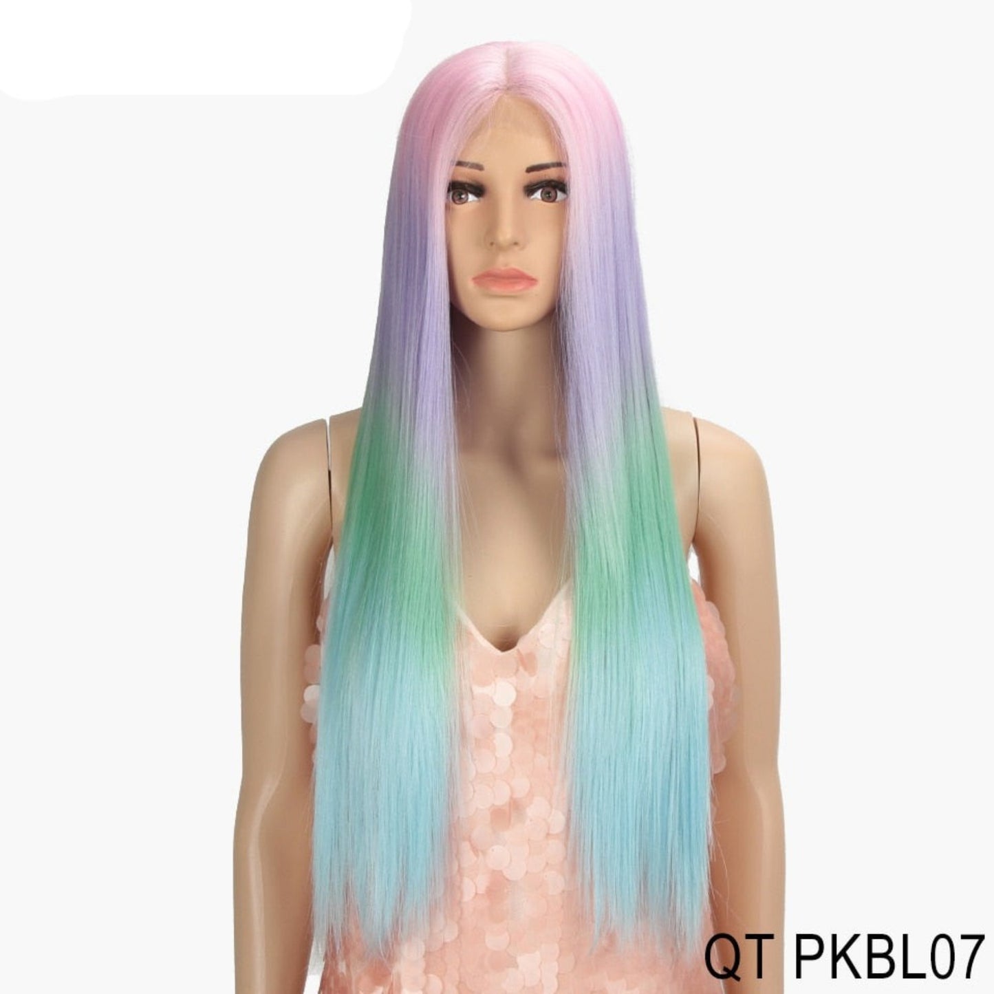 OHS beauty QT PKBL07 / PART LACE WIG / 30inches Elite quality Synthetic Lace Wig 30 Inch Long Soft With 14 Colourful Options