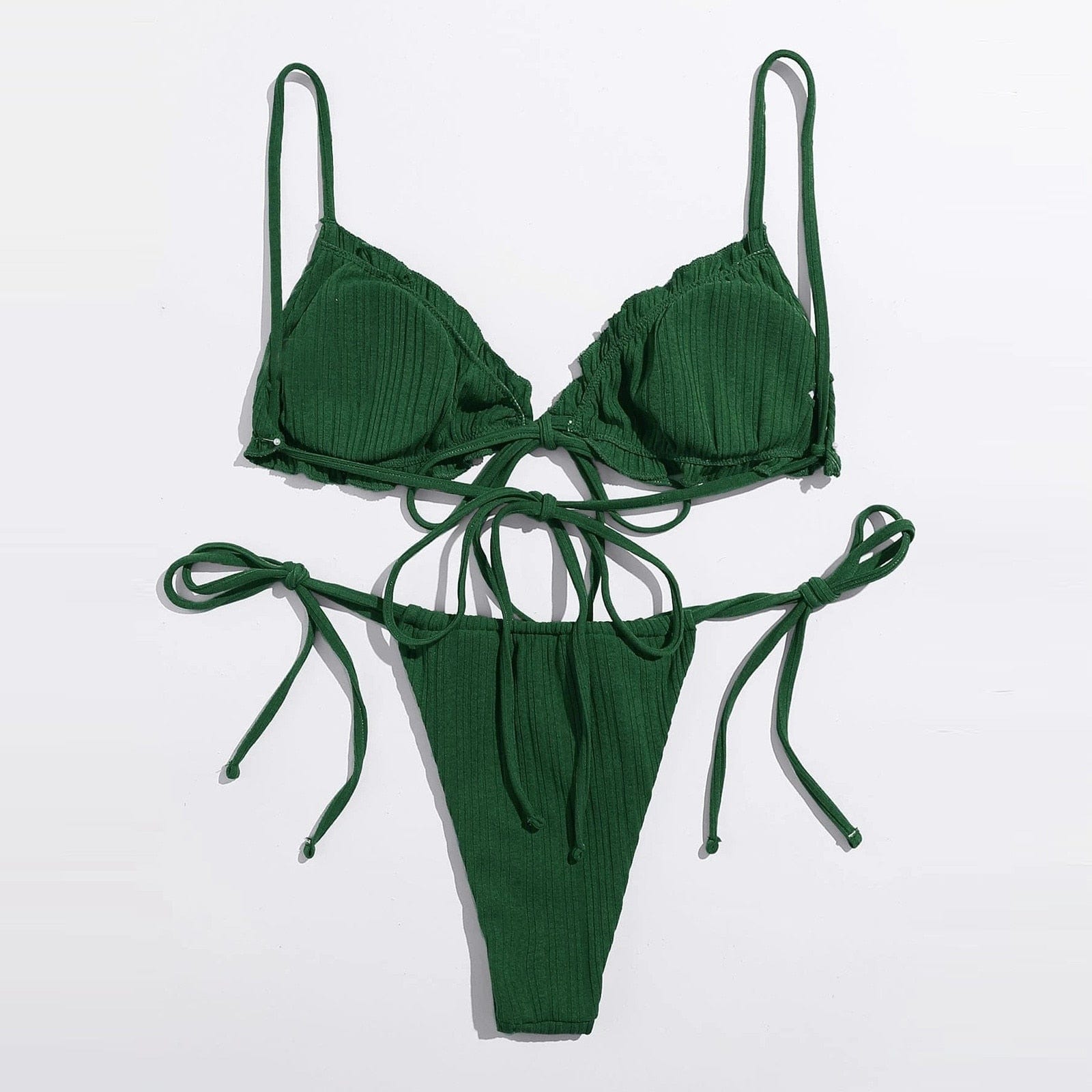 Holiday Bikini Set Available in 4 Solid Colours - OhSaucy