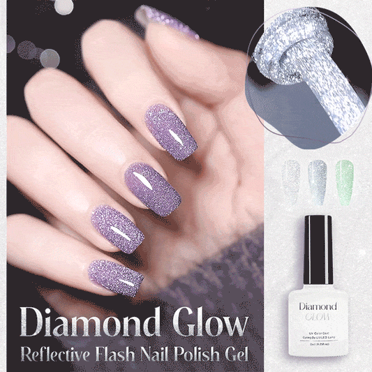 Oh Saucy Nail Polishes Lilac Oh Saucy Nail Polish Gel Bright Glitter Sparkle - Super Reflective- Amazing Bling