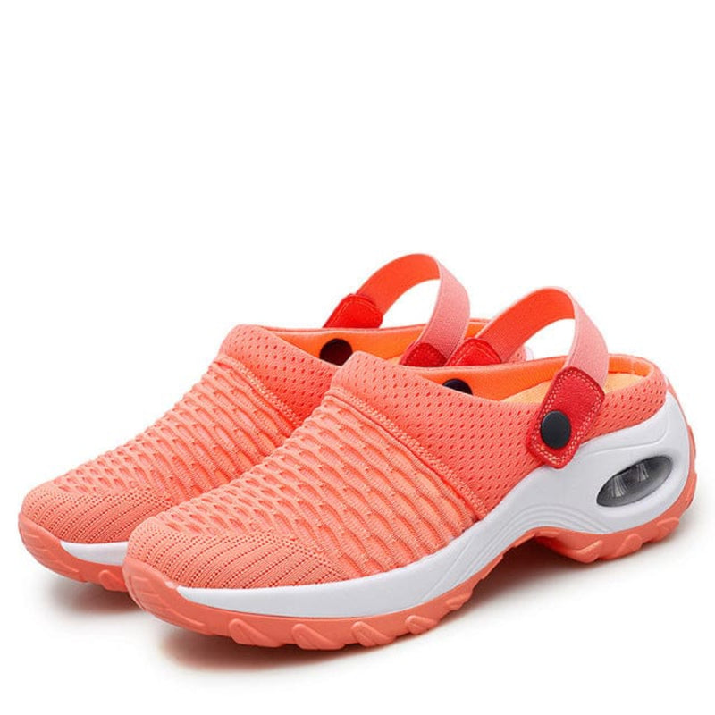 Oh Saucy Activewear Orange / 41 OHS Summer Walking Yoga Workout Sandals Breathable Mesh Air Cushion Sneakers