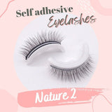Oh Saucy Beauty & Health Nature 1 / 2 Pairs Self Adhesive Waterproof Reusable Eyelashes