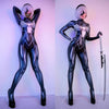 OhSaucy SilkySam Cosplay Designs - Black Venom Costume - Female Bodysuit