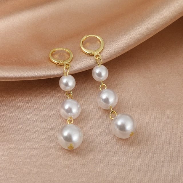 OhSaucy Apparel & Accessories Y6178 White Tassel Drop Earrings | Many Styles 20% Off