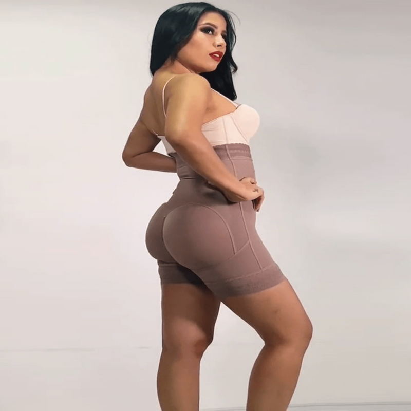 Oh Saucy Women Butt Lifter (With Zipper) Seamless Slimming Shorts
