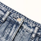 Split Denim Skirts For Women High Waist Patchwork Pocket Temperament Solid Skirt Female 
