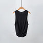 Oh Saucy Activewear Black / 4-XS "All Tied Up" Yoga Tank Tops