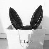 OhSaucy bunny ears Black or White Super Long Ears Rabbit Mask