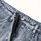 Split Denim Skirts For Women High Waist Patchwork Pocket Temperament Solid Skirt Female 