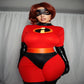 OhSaucy codtume Elastigirl Cosplay Costume The Incredibles 2