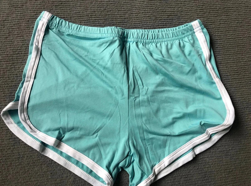 OHS shorts Sky Blue / L Hip Hugging Retro Shorts