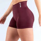 Oh Saucy BURGUNDY / S WAIST 54CM Impact Dynamic Shorts Scrunch Bum Seamless Comfy Compress Gymwear