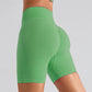 Oh Saucy LAKE GREEN / S WAIST 54CM Impact Dynamic Shorts Scrunch Bum Seamless Comfy Compress Gymwear