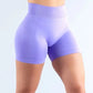 Oh Saucy PERIWINKLE / S WAIST 54CM Impact Dynamic Shorts Scrunch Bum Seamless Comfy Compress Gymwear