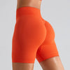 Oh Saucy RED ORANGE / S WAIST 54CM Impact Dynamic Shorts Scrunch Bum Seamless Comfy Compress Gymwear