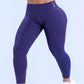 Oh Saucy PURPLE BLUE / L Impact Leggings Seamless Flex Scrunch Bum Enhancing  Gym Leggings