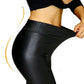 OHS leggings Leather look High Waist Leggings Ultra Stretchy