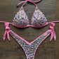 OhSaucy bikini Pink / S Luxury Bling Rhinestone Bikini