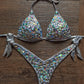 OhSaucy bikini Silver / S Luxury Bling Rhinestone Bikini