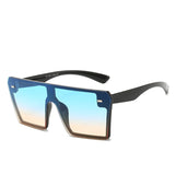 Oh Saucy New Top Oversize Square Sunglasses Women Fashion Retro Gradient Sun Glasses Big Frame Vintage Eyewear UV400