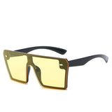 Oh Saucy New Top Oversize Square Sunglasses Women Fashion Retro Gradient Sun Glasses Big Frame Vintage Eyewear UV400