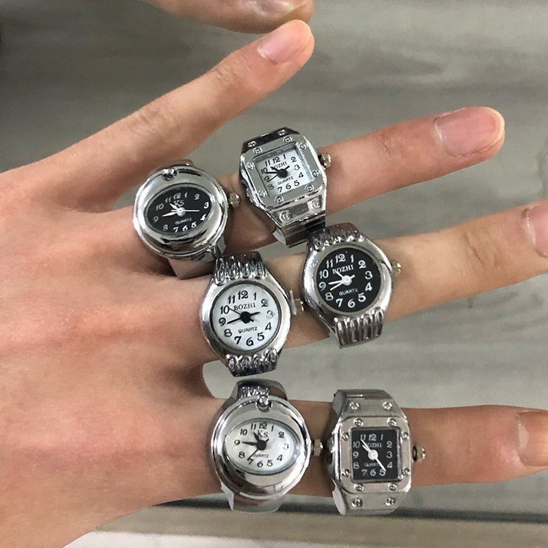 OHS accessories "OH Saucy" Quartz Finger Watch Mini Vintage Punk Aesthetic