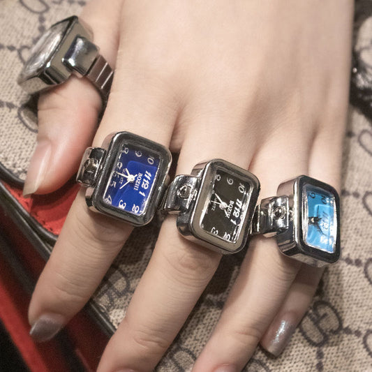 OHS accessories "OH Saucy" Quartz Finger Watch Mini Vintage Punk Aesthetic
