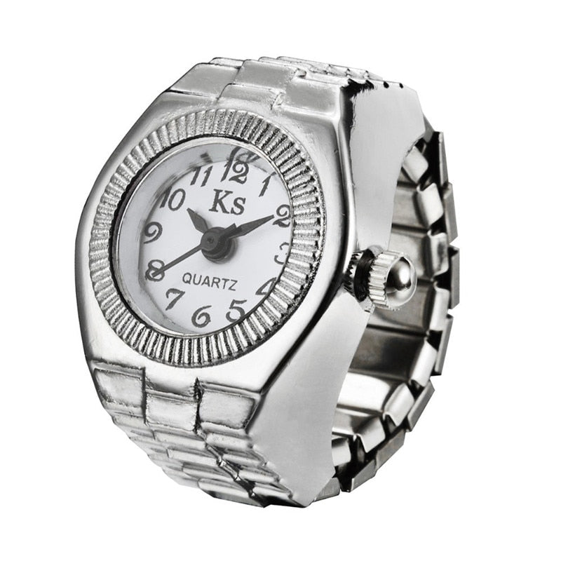OHS accessories Style 05 "OH Saucy" Quartz Finger Watch Mini Vintage Punk Aesthetic