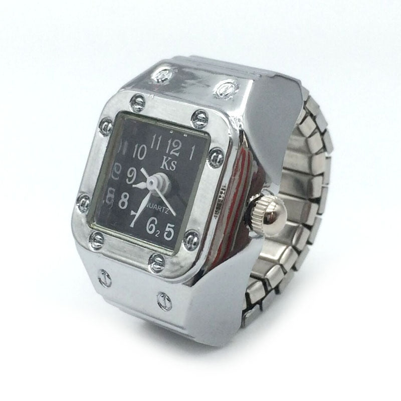 OHS accessories Style 10 "OH Saucy" Quartz Finger Watch Mini Vintage Punk Aesthetic