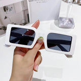 Oh Saucy sunglasses A2 / As shown in the figu Ohsaucy Small Frame Rectangle Sunglasses Summer Travel Eyewear UV400