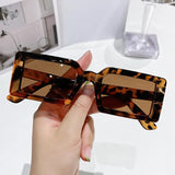 Oh Saucy A7 / As shown in the figu Ohsaucy Small Frame Rectangle Sunglasses Summer Travel Eyewear UV400