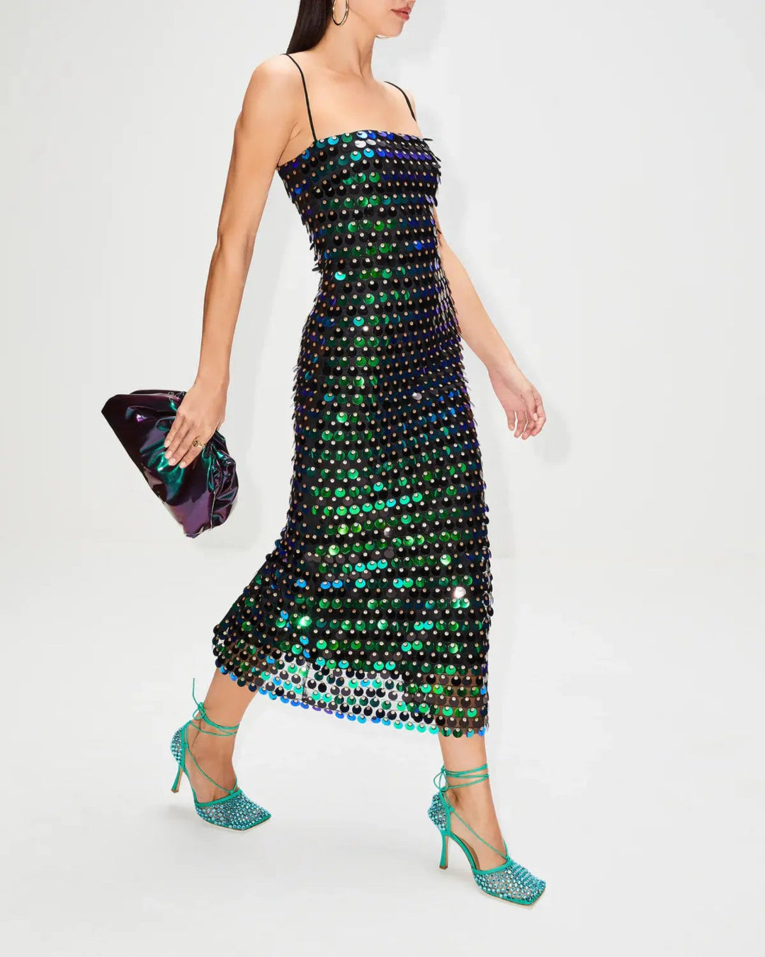 Fibobus DropShipping Dresses dark green / S Sparkling Sexy Slim Sequin Party Dresses