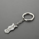 Oh Saucy Stainless Steel Letter Creative Keychain
