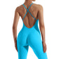 Oh Saucy Summer Sports Street 2 Gym Jumpsuit Sleeveless And Backless