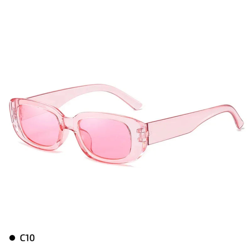 Oh Saucy sunglasses C10 Women Men Steampunk Rectangle Frame Sunglasses Jelly Color UV400 Protection Cycling Sun Glasses Bicycle Goggles Summer Eyewear
