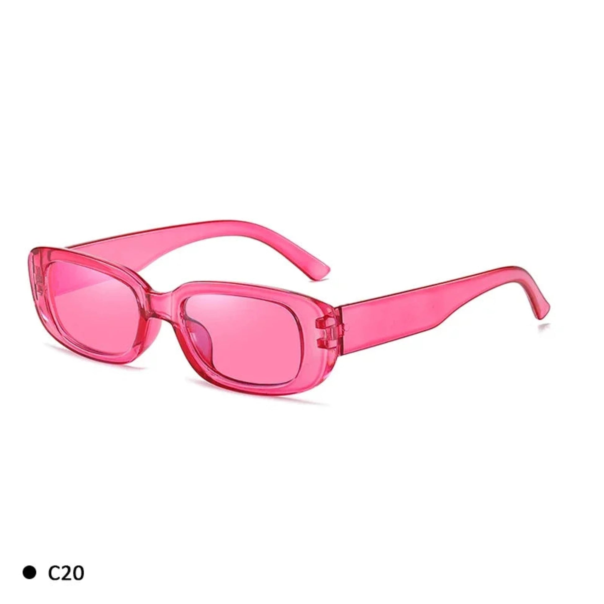 Oh Saucy sunglasses C20 Women Men Steampunk Rectangle Frame Sunglasses Jelly Color UV400 Protection Cycling Sun Glasses Bicycle Goggles Summer Eyewear