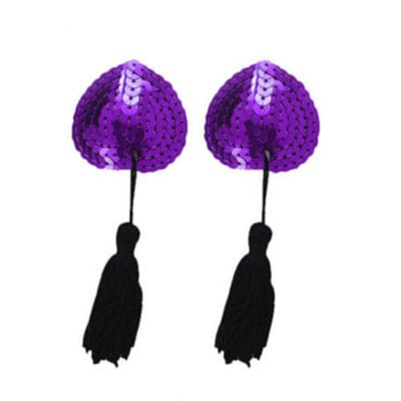 Oh Saucy Body Jewellery as pic 18 1 Pair Fancy Tassel Breast Nipple Cover Self Adhesive