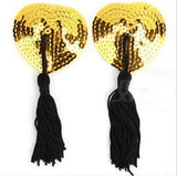 Oh Saucy Body Jewellery as pic 19 1 Pair Fancy Tassel Breast Nipple Cover Self Adhesive