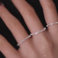 Quality 925 Sterling Silver Sparkling Ring