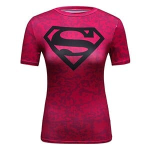 T shirt Women  3D Superhero Quick Dry Compression Shirt Ladies Stretch Sports T-shirt - OhSaucy