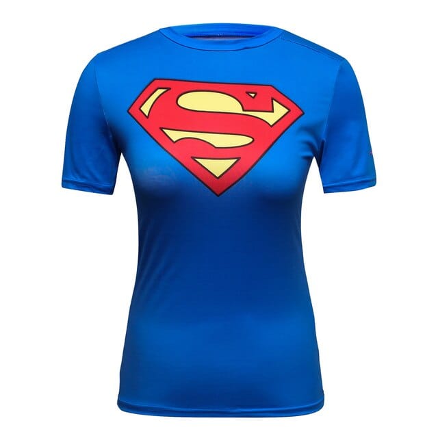 T shirt Women  3D Superhero Quick Dry Compression Shirt Ladies Stretch Sports T-shirt - OhSaucy