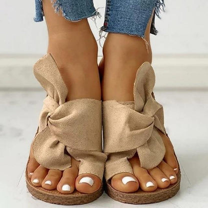 Oh Saucy Shoes Khaki / 35 45% off Summer Open Mouth Sandals