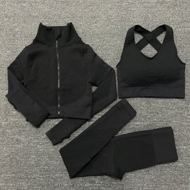 Top High Waist Leggings Sports Suits - OhSaucy