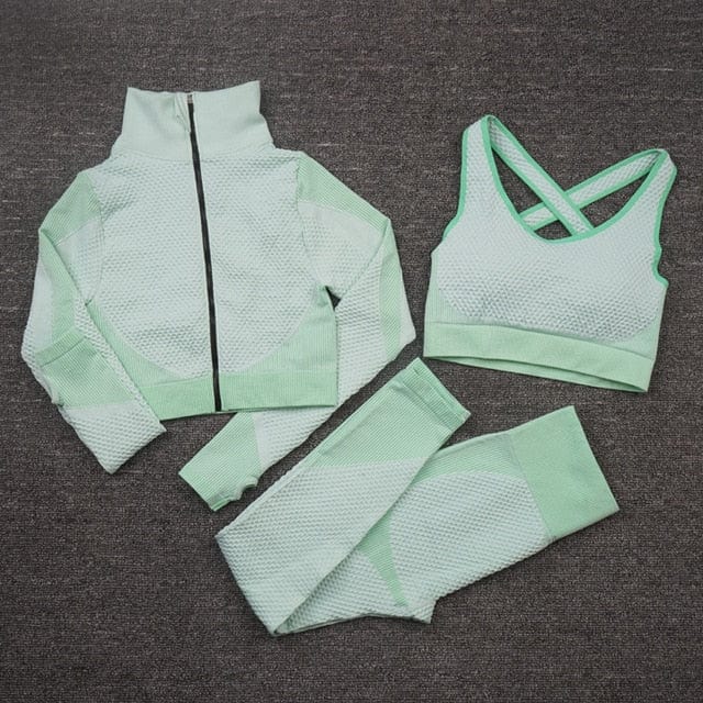 Top High Waist Leggings Sports Suits - OhSaucy