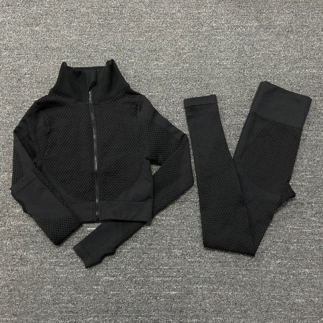 Top High Waist Leggings Sports Suits - OhSaucy