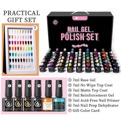 OHS cosmetics 60 Colours Set Gel Nail Polish Kit Top PRO Quality at Affordable Prices